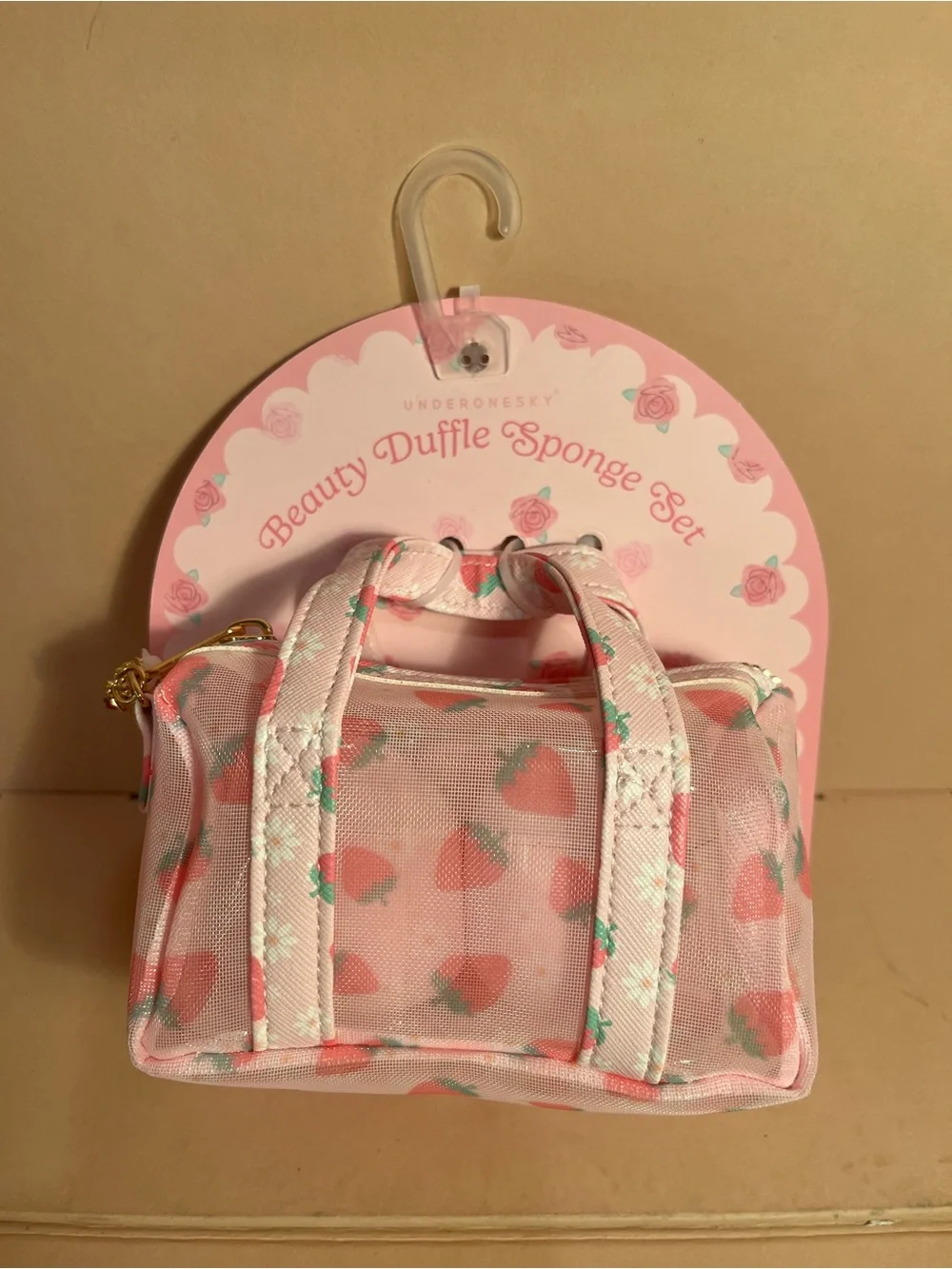 Cute Beauty case mini bag with make-up blenders 🎀🎀 NWT